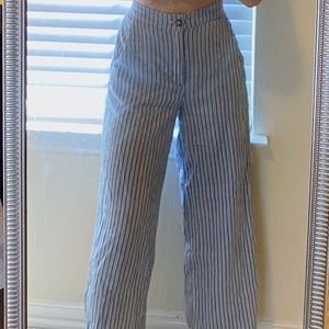 Striped Wide Leg Pants